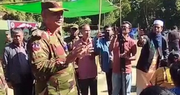 কাউখালীতে রাঙাামটি ব্রিগেড কমান্ডার