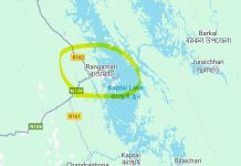 Santu Group Orders Villagers to Widen Road in Bandukbhanga